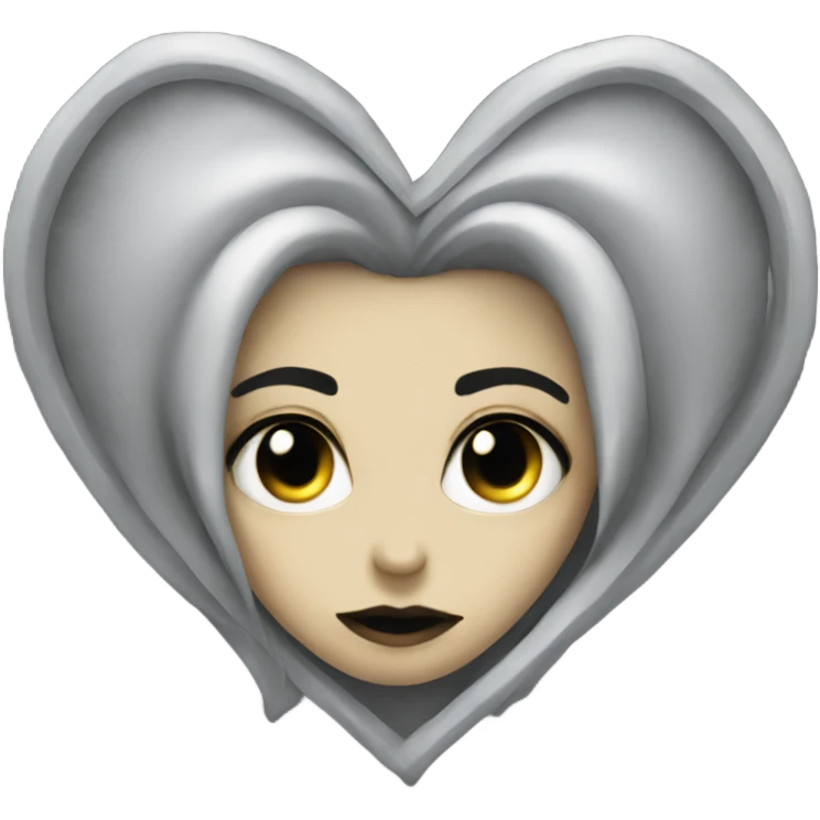 gothic heart emoji