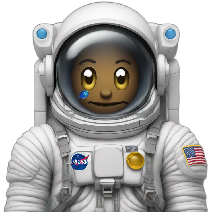 KAWS astronaut emoji