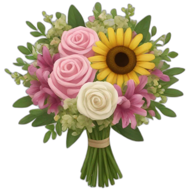 custom bouquet emoji