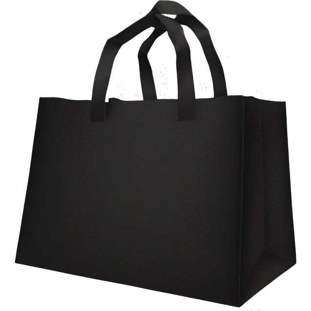 One Black shopping bag  emoji