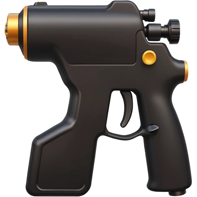 Black Spray Tan Gun emoji