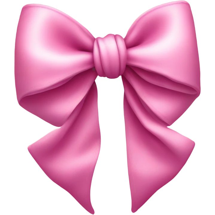 Pink bow emoji