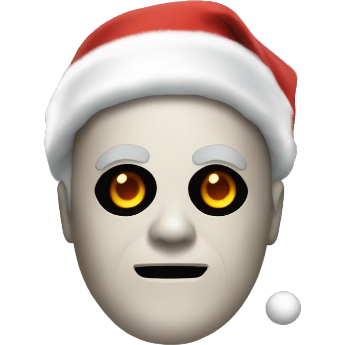 Michael Myers dressed as Santa  emoji