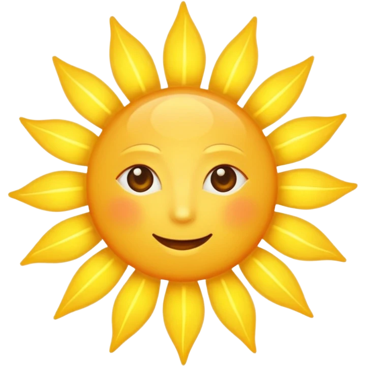 a sun ☀️  emoji