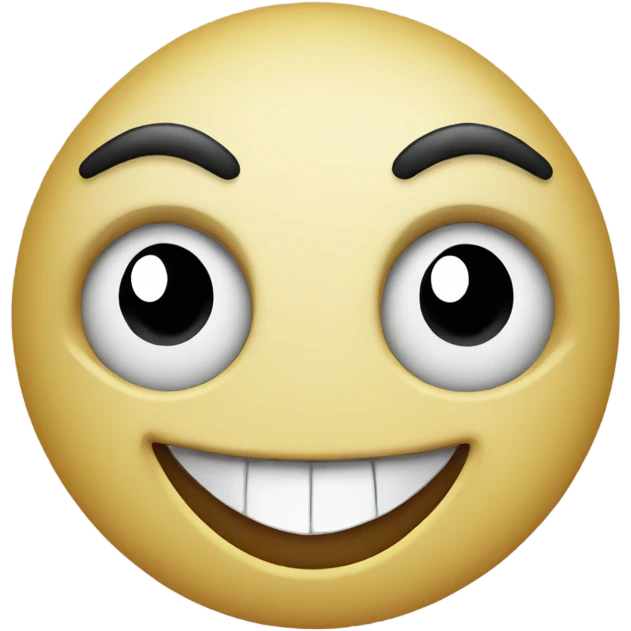 Mean smiley face emoji