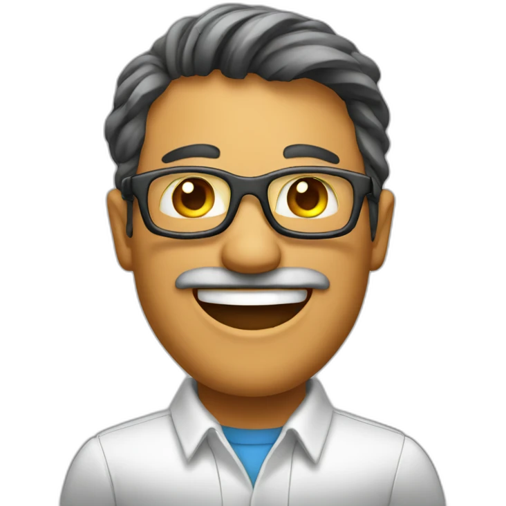 laughing computer engineer emoji
