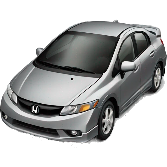 honda Civic 2009 grey  emoji