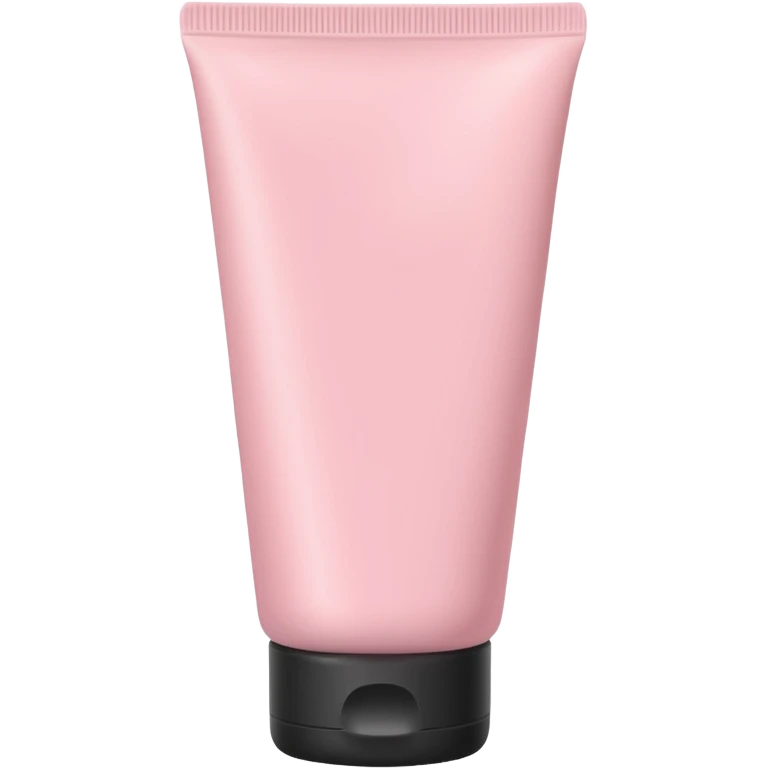 solid color light pink plain skincare tube emoji