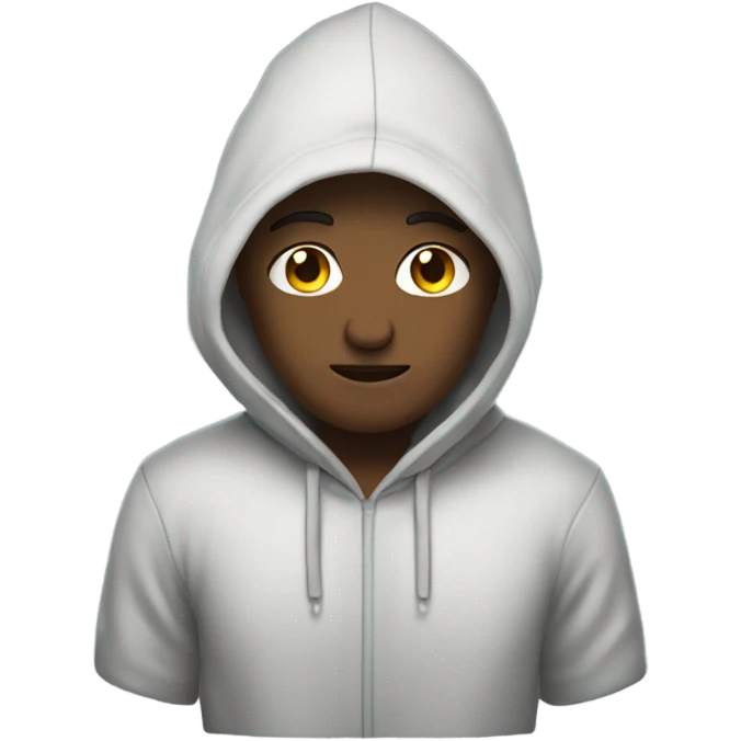 Me with a hoodie on  emoji
