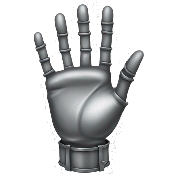 metal hands in hert shape emoji