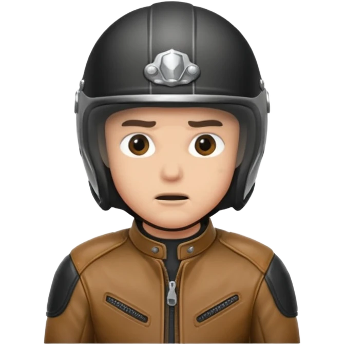 a motorcyclist lying on the ground who has just fallen emoji