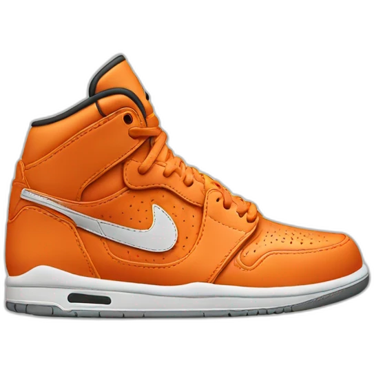 NIKE ORANGE JORDAN SHOE emoji