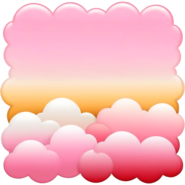Divine ethereal Romantic pink-red-gold-yellow-white pastel lush gradients aesthetic emoji