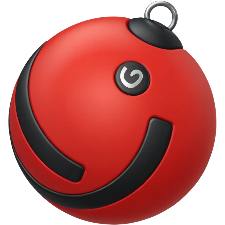 Pull-ball with MB written in the circle in on it emoji