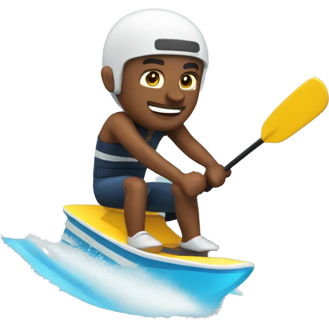 Man water skiing  emoji