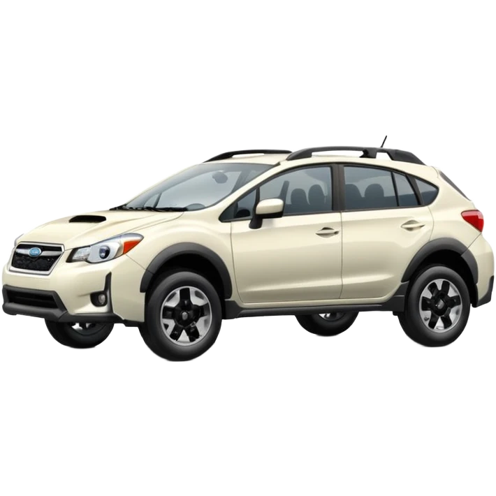 2015 white Subaru crosstrek  emoji