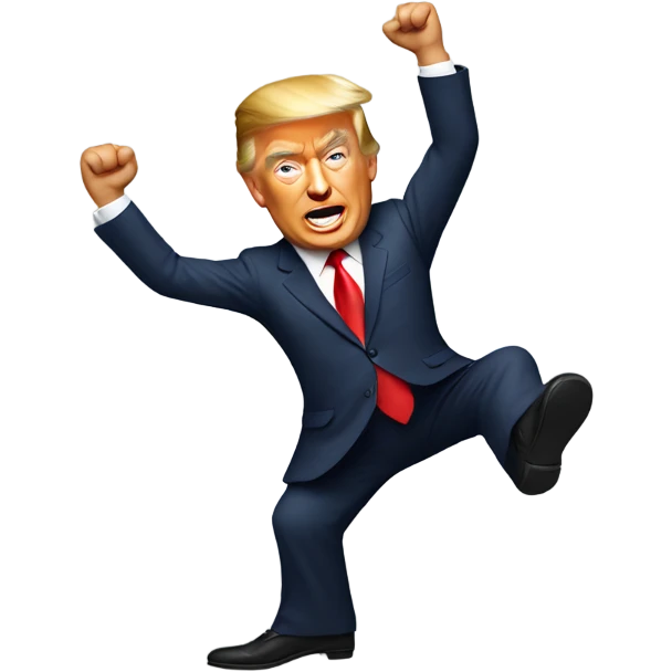 Donald trump dancing emoji
