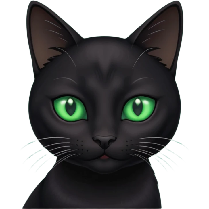 Чорний кіт emoji