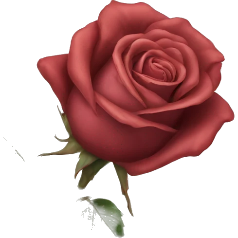 Wilted rose emoji