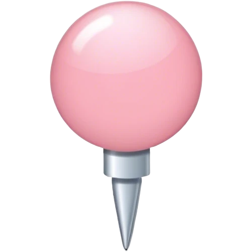 Light Pink push pin emoji