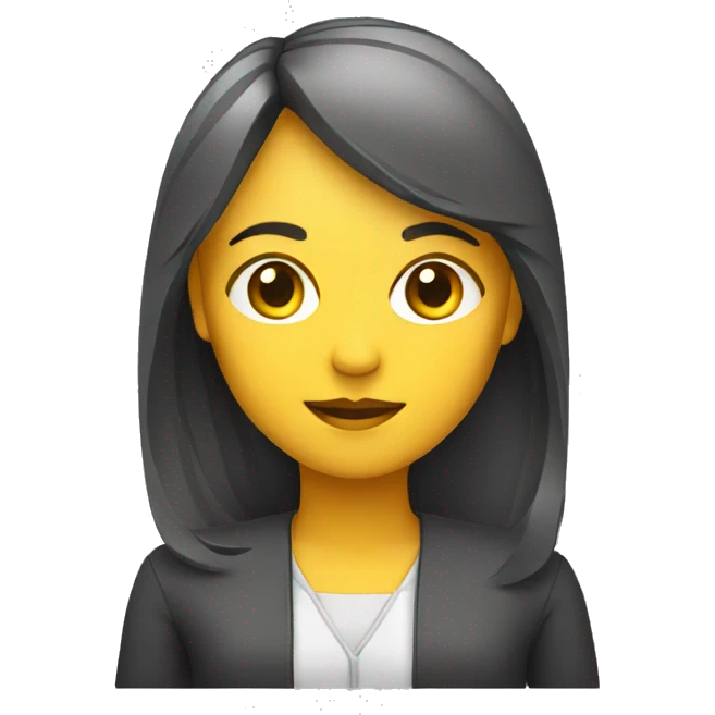 data analytics icon girl emoji