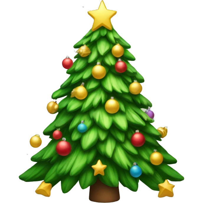 Christmas tree emoji