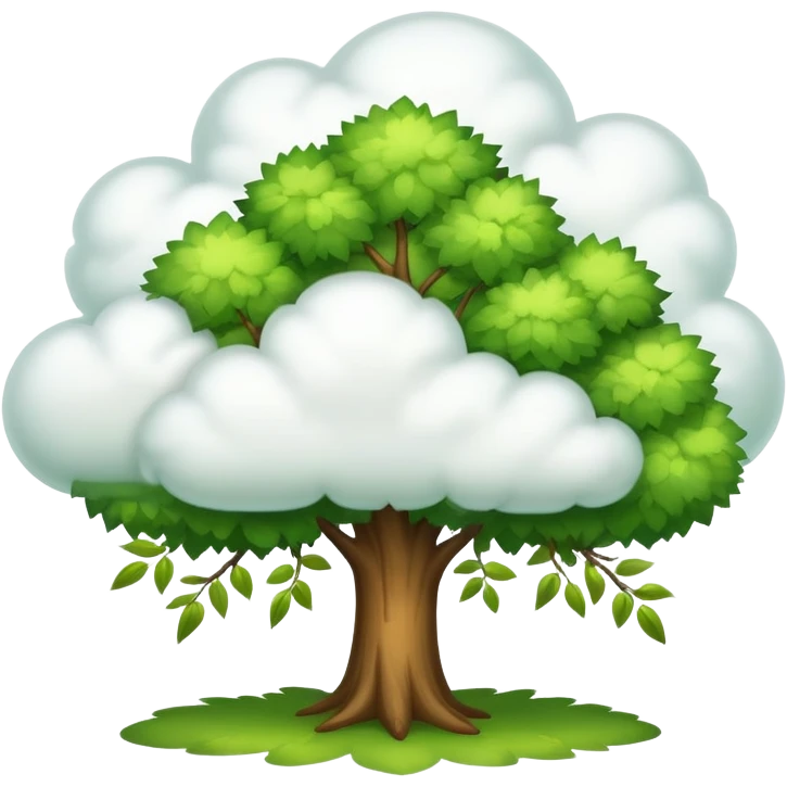 🌳☁️ emoji