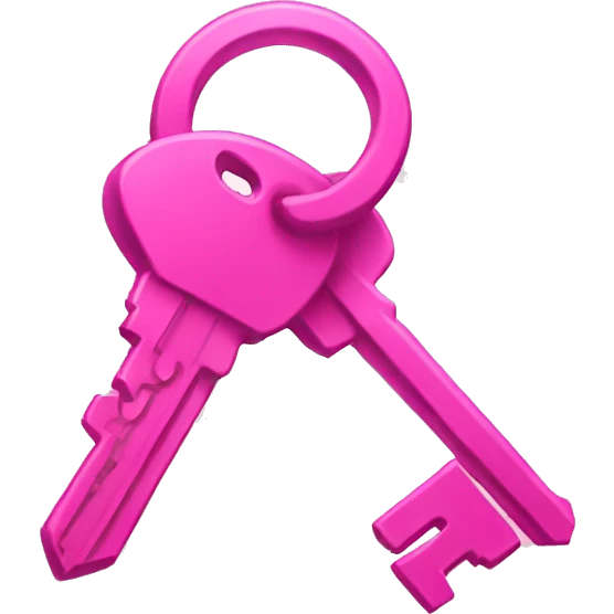 Total Pink key  emoji