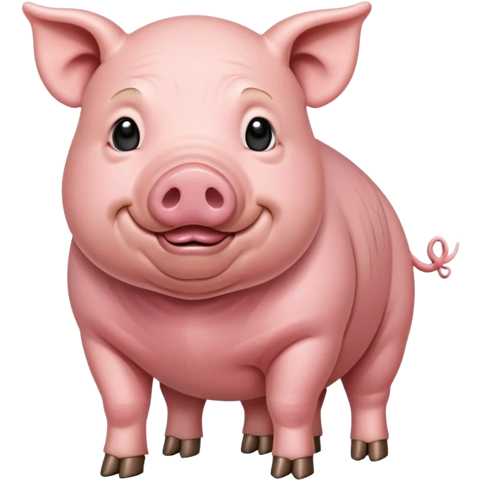 Свинья с огромным задом emoji