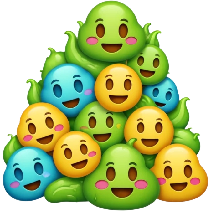 All the gross emojis combined emoji
