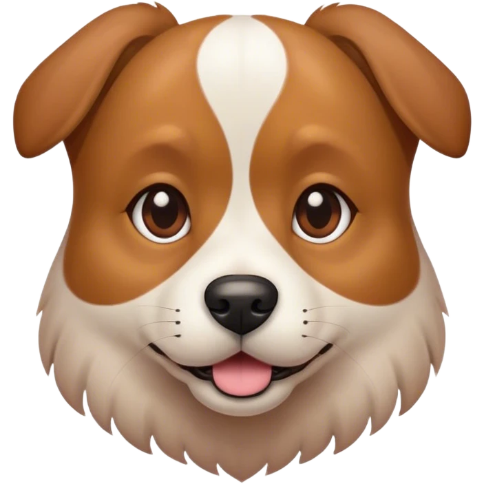 A dog emoji