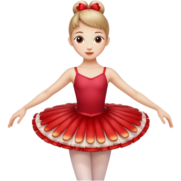 Make apple type ballerina emojis  emoji