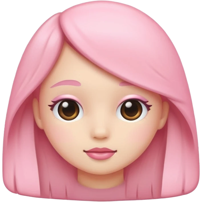 Girly pink emoji