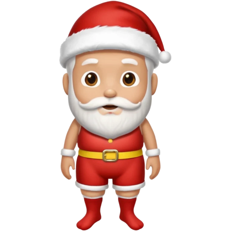 santa surfing emoji