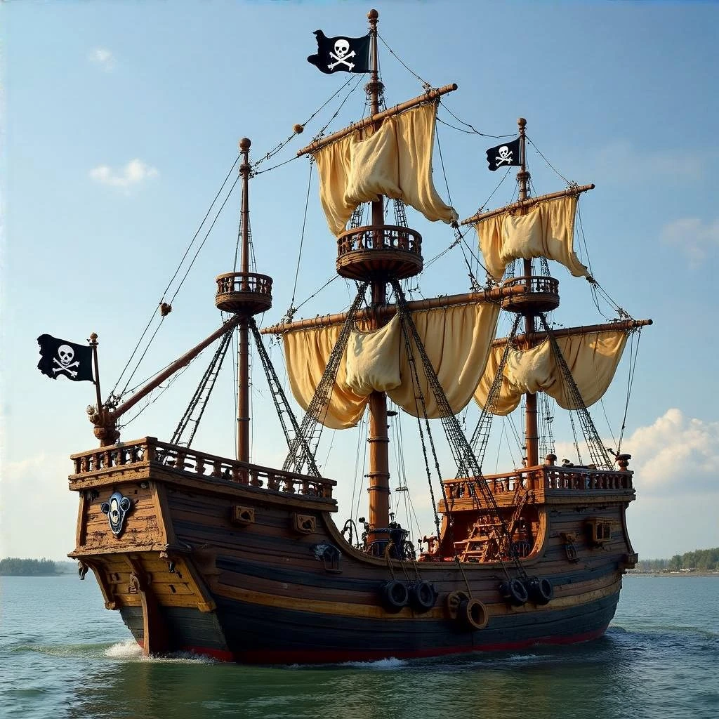 pirate ship emoji