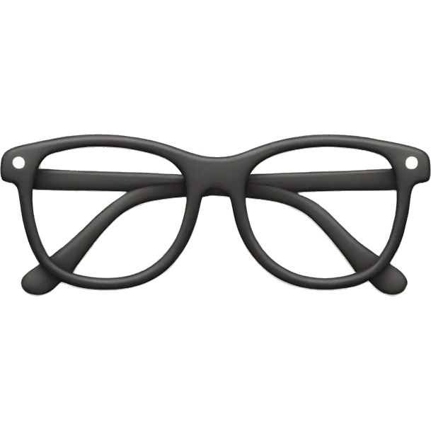 glasses with bow emoji