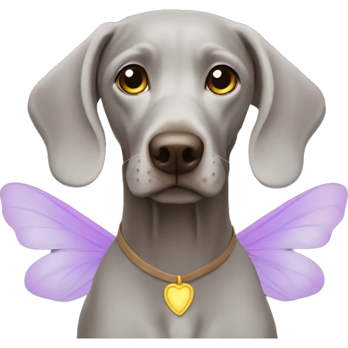 Weimaraner fairy  emoji