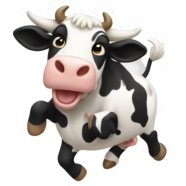 Dancing cow  emoji