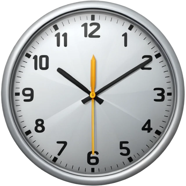 clock showing 7 am emoji