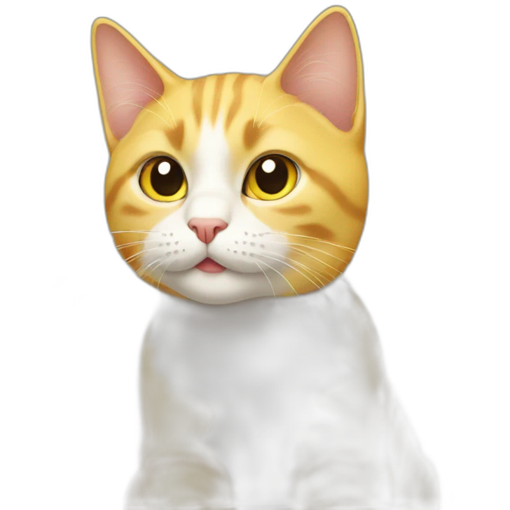 cat yellow emoji