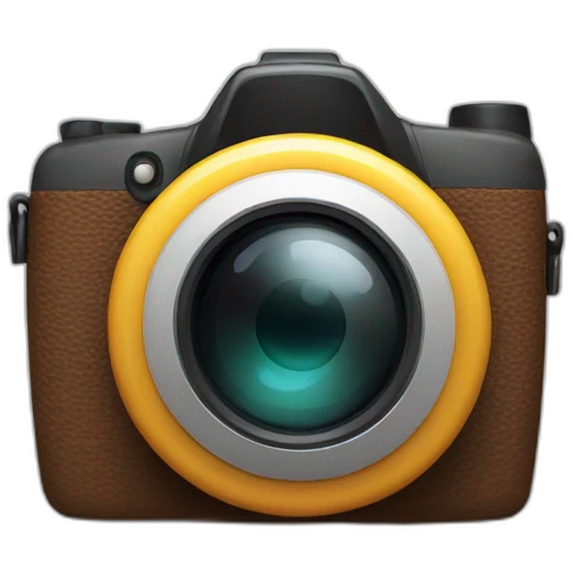 camera with flash emoji