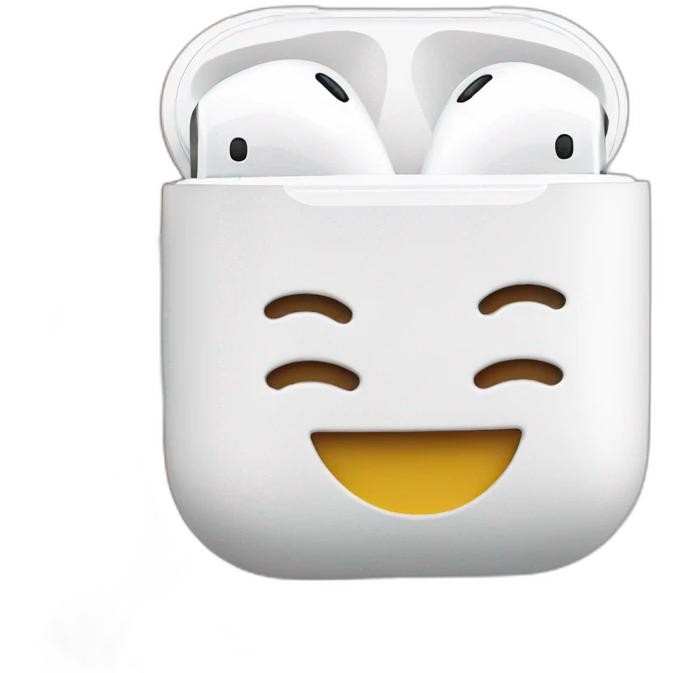 airpods smiling emoji