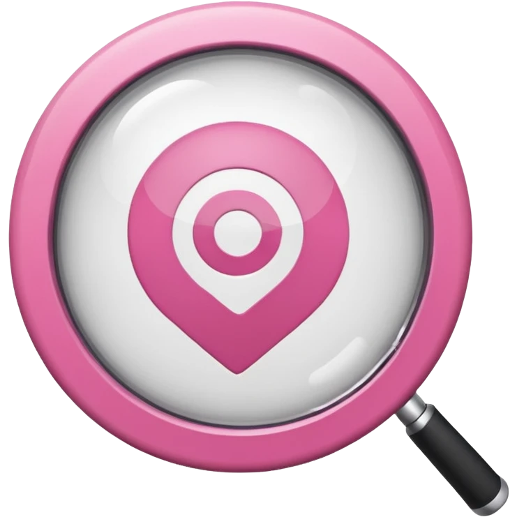 mix light pink dark pink and white girly wifi internet with a magnifying glass emoji