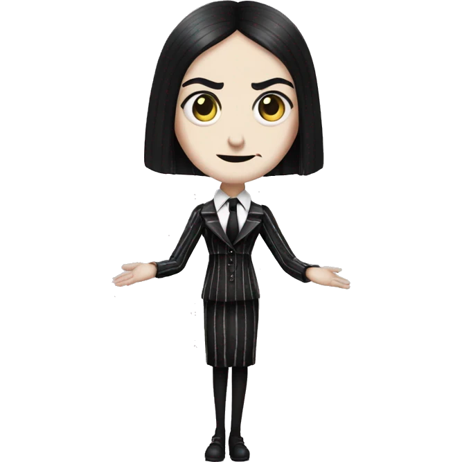 Wednesday Addams Beetlejuice emoji