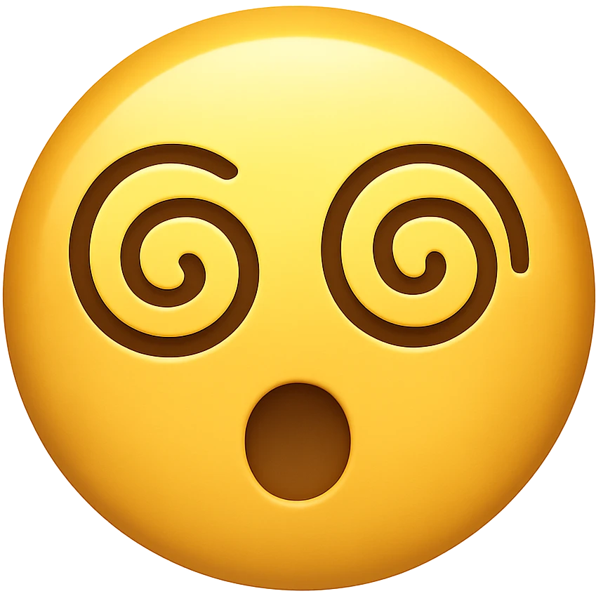 face with dizzy eyes emoji emoji
