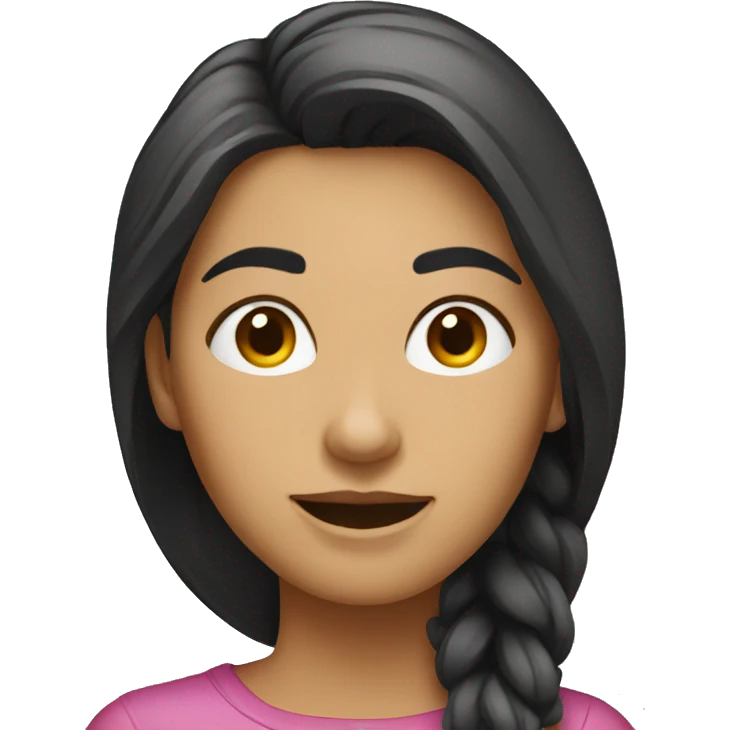 Emoji mujer colocha  emoji