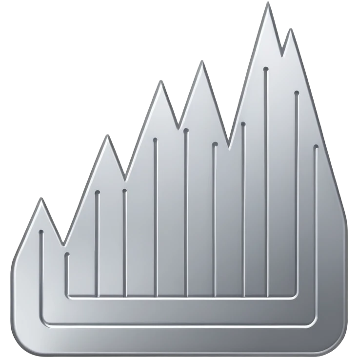 silver uptrend chart emoji