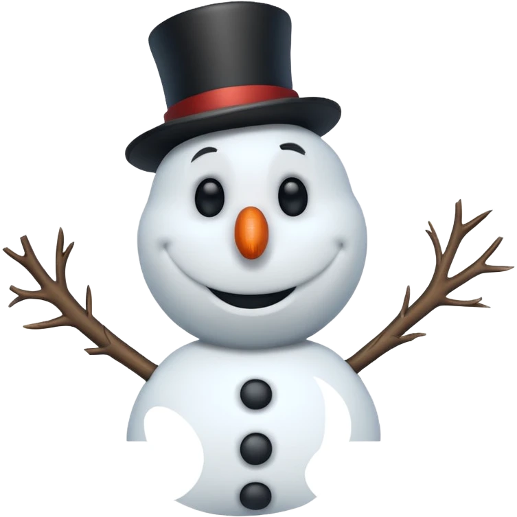 Olaf from the Frozen movie emoji