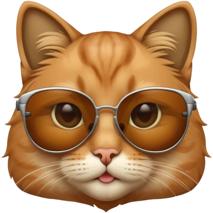 Cat wearing sunglasses emoji