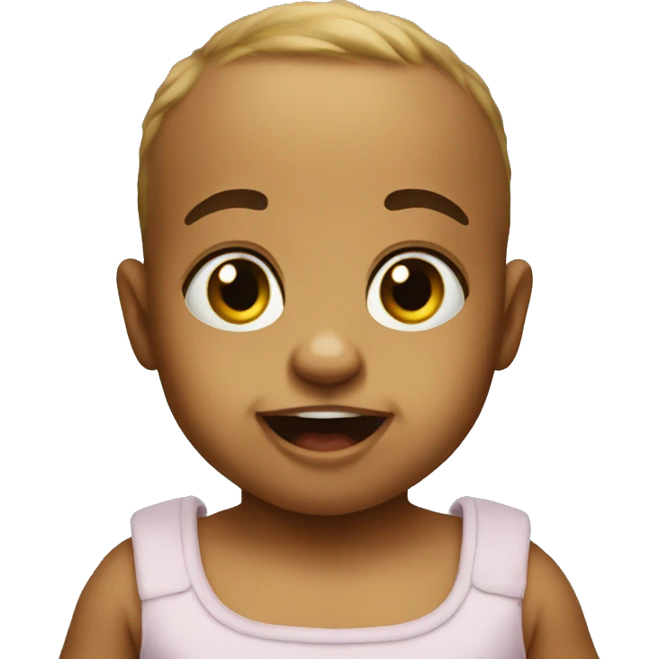 Weird baby emoji